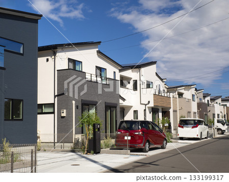 Detached house in a newly developed residential area, Chiba Prefecture Detached house in a newly developed residential area, Chiba Prefecture 133199317
