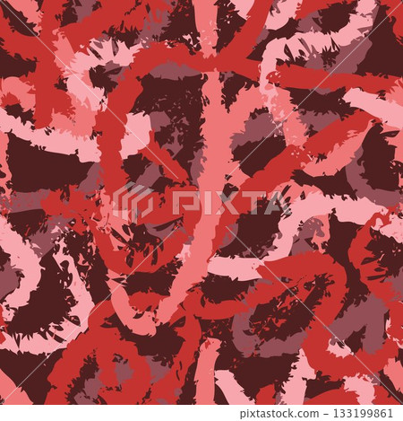 ABSTRACT RED seamless pattern decorative wallpaper element graphic texture backdrop bold background repeat 133199861