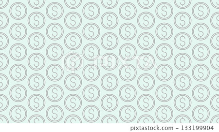 American dollar coins neatly laid out geometric patterns in even rows diagonally. Backdrop for advertising of banking services. Green money 3D vector background top view American dollar coins neatly laid out geometric patterns in even rows diagonally. Backdrop for advertising of banking services. Green money 3D vector background top view 133199904