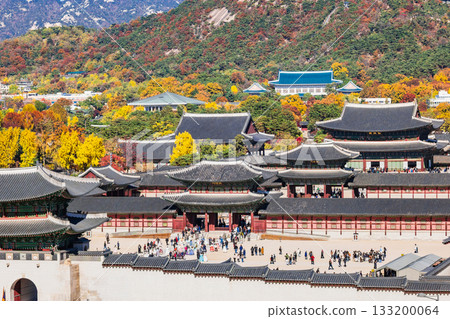 秋天的首爾景福宮 133200064
