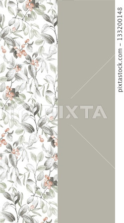Soft Pastel Patterns with Florals Fruits and Cute Motifs for Notebook Designs 133200148