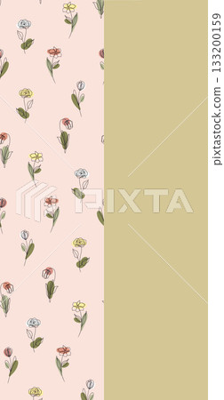 Soft Pastel Patterns with Florals Fruits and Cute Motifs for Notebook Designs Soft Pastel Patterns with Florals Fruits and Cute Motifs for Notebook Designs 133200159