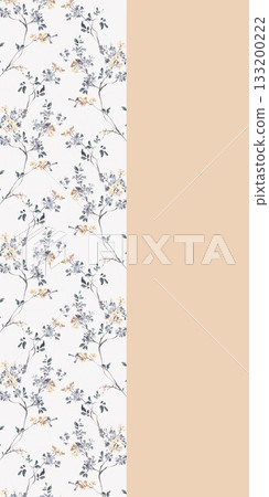 Soft Pastel Patterns with Florals Fruits and Cute Motifs for Notebook Designs Soft Pastel Patterns with Florals Fruits and Cute Motifs for Notebook Designs 133200222