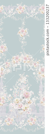 Soft Pastel Patterns with Florals Fruits and Cute Motifs for Notebook Designs Soft Pastel Patterns with Florals Fruits and Cute Motifs for Notebook Designs 133200237