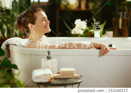 Peaceful Retreat in a Relaxing Bubble Bath Peaceful Retreat in a Relaxing Bubble Bath 133200327