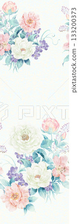 Soft Pastel Patterns with Florals Fruits and Cute Motifs for Notebook Designs 133200373