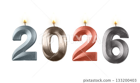 2026 holiday celebration. Burning light symbolizing warmth, optimism, and romance, bright decorative 2026 holiday celebration. Burning light symbolizing warmth, optimism, and romance, bright decorative 133200403