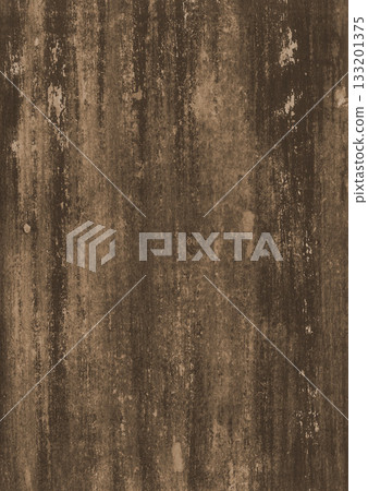 Wood grain texture brown illustration material [hand-drawn] with copy space 133201375