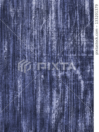 Old wood texture blue tone illustration material [hand-drawn] with copy space 133201379