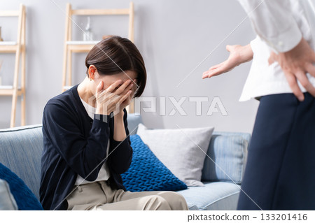 夫妻家庭暴力爭吵 133201416