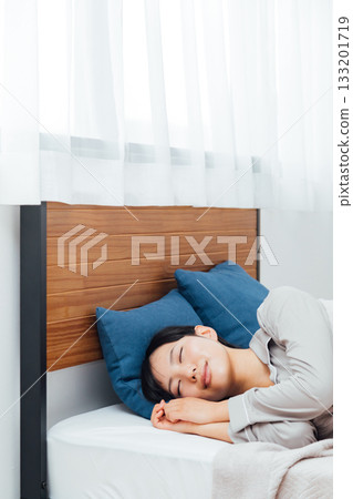 The life of a young woman who is conscious of well-being A woman sleeping soundly The life of a young woman who is conscious of well-being A woman sleeping soundly 133201719