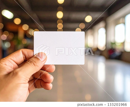 明亮的商場名片模型 133201966