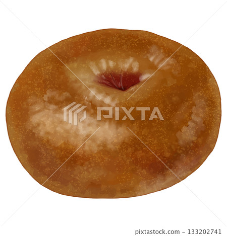 1 個逼真的巧克力貝果 133202741