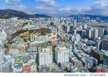 Cityscape of Busan Metropolitan City in Busan, South Korea Cityscape of Busan Metropolitan City in Busan, South Korea 133202866