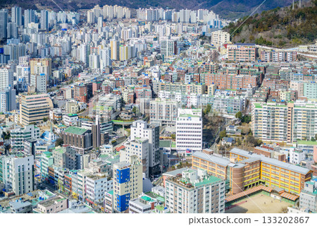 Cityscape of Busan Metropolitan City in Busan, South Korea Cityscape of Busan Metropolitan City in Busan, South Korea 133202867