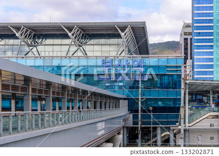 Busan station, high speed railway station in Busan, South Korea 133202871