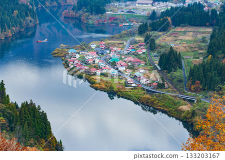 貫穿只見村的只見線 133203167