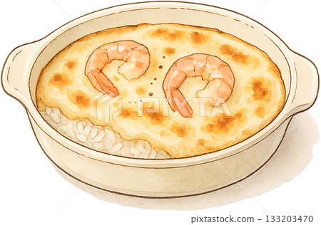 一幅線條柔和的插圖 133203470