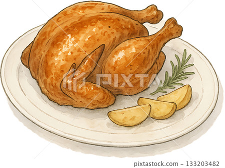 一幅線條柔和的插圖 133203482