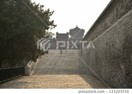 Historic landmark of Temple of Heaven, complex of imperial religious Confucian buildings in Beijing, China Historic landmark of Temple of Heaven, complex of imperial religious Confucian buildings in Beijing, China 133203550