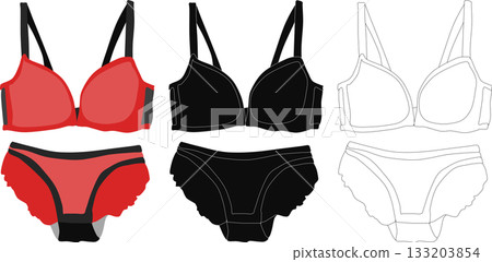 內衣插圖集 內衣插圖集 133203854