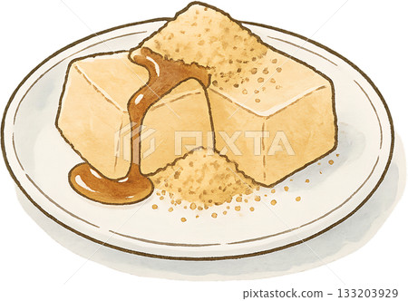 一幅線條柔和的插圖 133203929