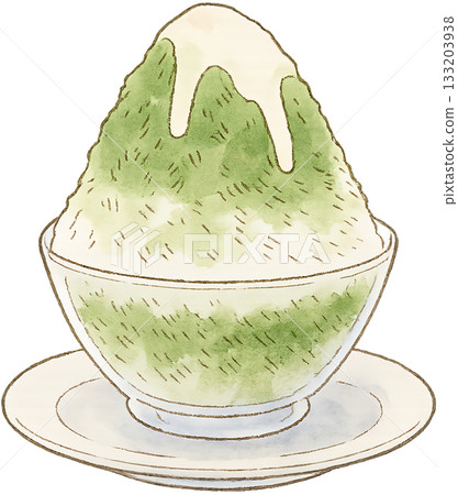 一幅線條柔和的插圖 133203938