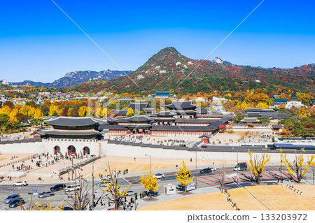 首爾的秋天：景福宮全景 133203972