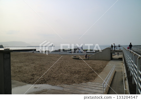 Scenery of Keelung Beach and Pier, Taiwan Scenery of Keelung Beach and Pier, Taiwan 133204547