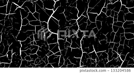 White crackle texture as a seamless overlay texture on black bg White crackle texture as a seamless overlay texture on black bg 133204586