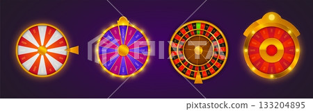 Luxury casino fortune wheel 133204895