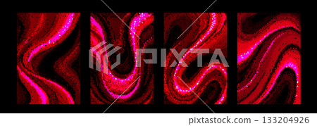 Abstract red and pink bitmap wave pattern Abstract red and pink bitmap wave pattern 133204926