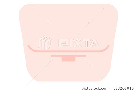 A simple illustration of dentures for nursing care A simple illustration of dentures for nursing care 133205016