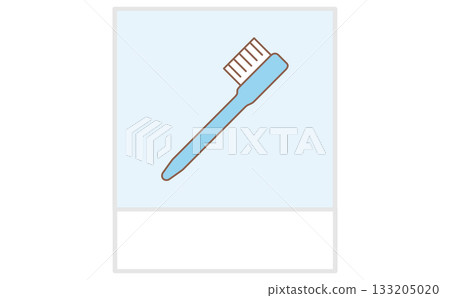 簡單的牙刷框插圖素材 簡單的牙刷框插圖素材 133205020