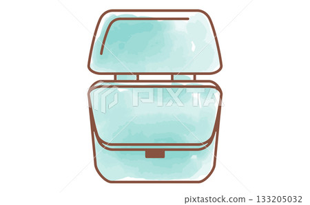 可愛的水彩手繪假牙插圖,用於護理 可愛的水彩手繪假牙插圖,用於護理 133205032