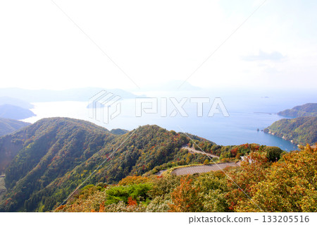 Mikata Terrace, Mikata Five Lakes Rainbow Line, Summit Park, Sea of Japan, Lake Suigetsu, Lake Hinata, Lake Suga, Lake Kugushi, Wakasa Bay 133205516