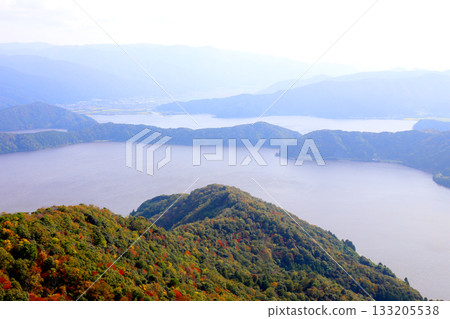三方露台、三方五湖彩虹線、山頂公園、日本海、水月湖、日向湖、須賀湖、久串湖、若狹灣 133205538