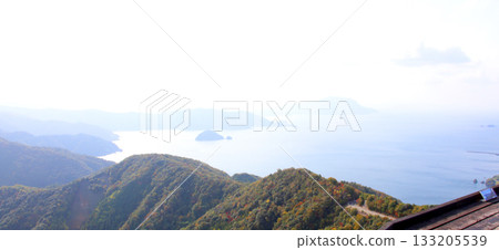 三方露台、三方五湖彩虹線、山頂公園、日本海、水月湖、日向湖、須賀湖、久串湖、若狹灣 133205539