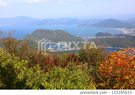 三方露台、三方五湖彩虹線、山頂公園、日本海、水月湖、日向湖、須賀湖、久串湖、若狹灣 133205633
