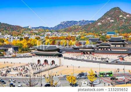 秋天的首爾景福宮 秋天的首爾景福宮 133205652