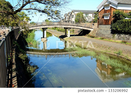 Angobashi Bridge seen from the Hojogawa River 133206992