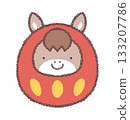 Horse Daruma 133207786