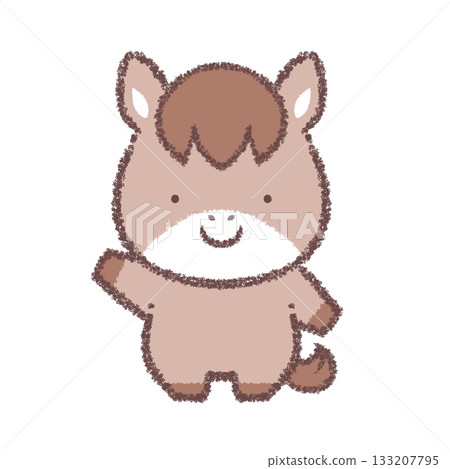 Guiding horse 133207795