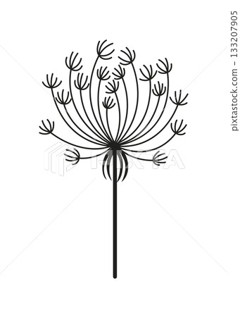 Dandelion Icon Perfect for Various Creative Projects and Designs Dandelion Icon Perfect for Various Creative Projects and Designs 133207905
