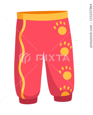 Vibrant cotton pants with paw prints and comfy waistbands for toddlers, Colorful cotton pants featuring playful paw print designs and elastic waistband for young children Vibrant cotton pants with paw prints and comfy waistbands for toddlers, Colorful cotton pants featuring playful paw print designs and elastic waistband for young children 133207964