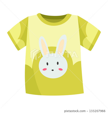 Cute bunny tee, Adorable infant shirt featuring bunny, Sweet baby top with bunny graphic design, Charming toddler tshirt showcasing adorable bunny illustration 133207966