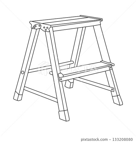 Aluminum folding ladder Aluminum folding ladder 133208080