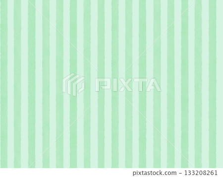 Green watercolor striped background 133208261