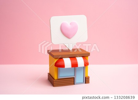 Businesses like this. A good investment climate and favorable conditions for doing business. Valentine's Day. Business development 133208639