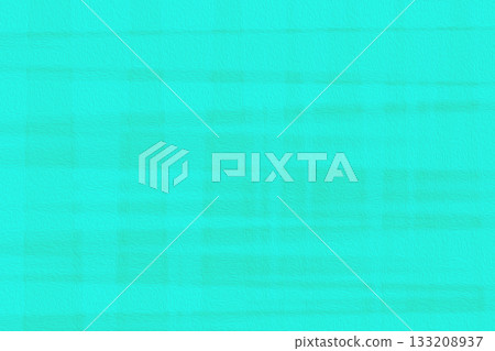 Simple and bright turquoise blue checkered pattern background material in the style of Japanese paper 133208937